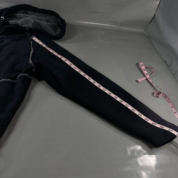 Under Armour Fleece Coat Mens Hoodie Full Zip Heavy Jacket Pockets Black - Picture 9 of 16